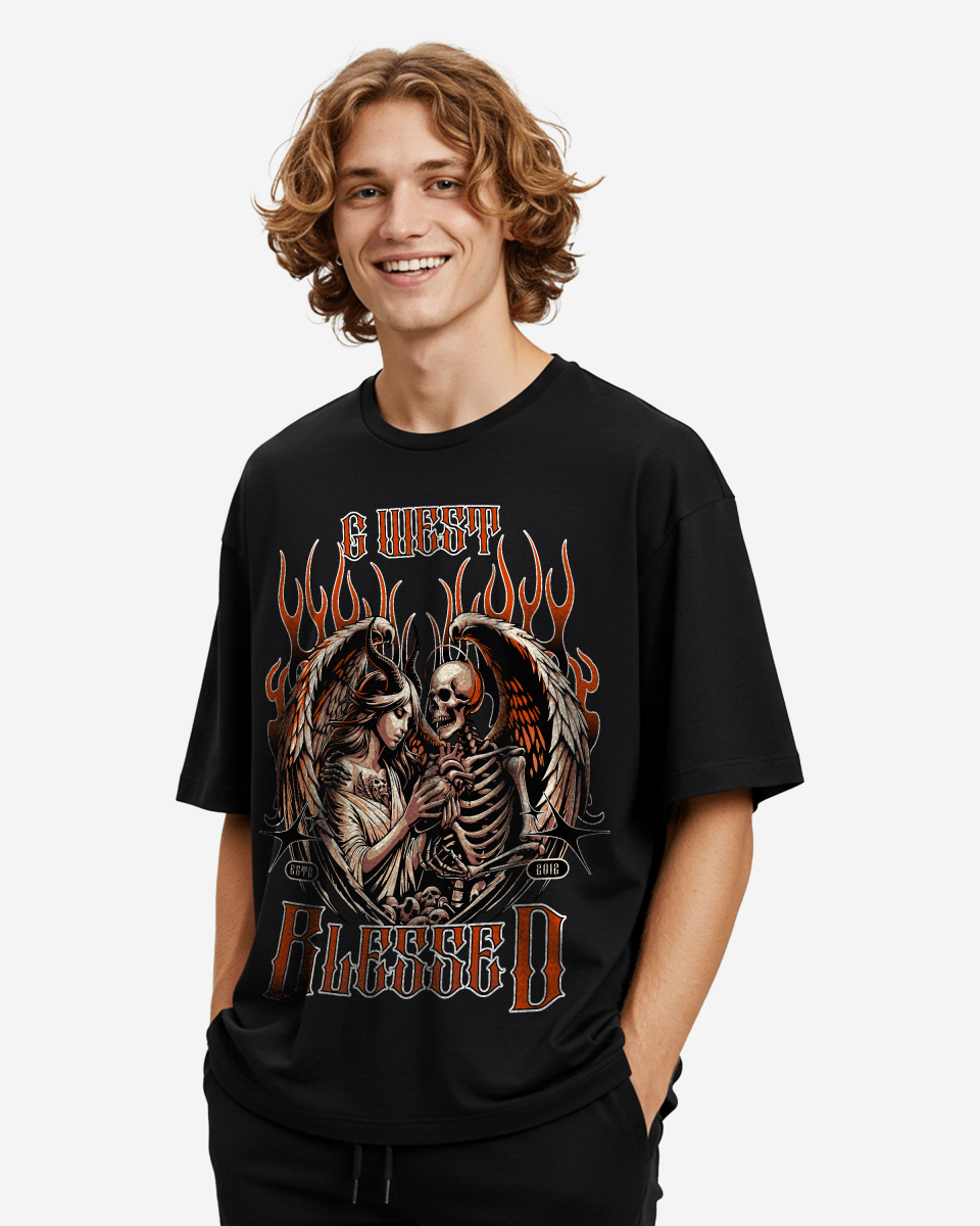 G West Blessed Oversized Tee